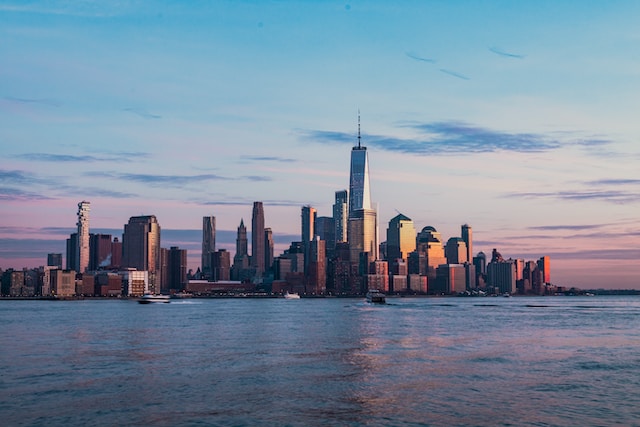 The NYC skyline showcases the role of architects and designers in shaping NYC's urban landscape.